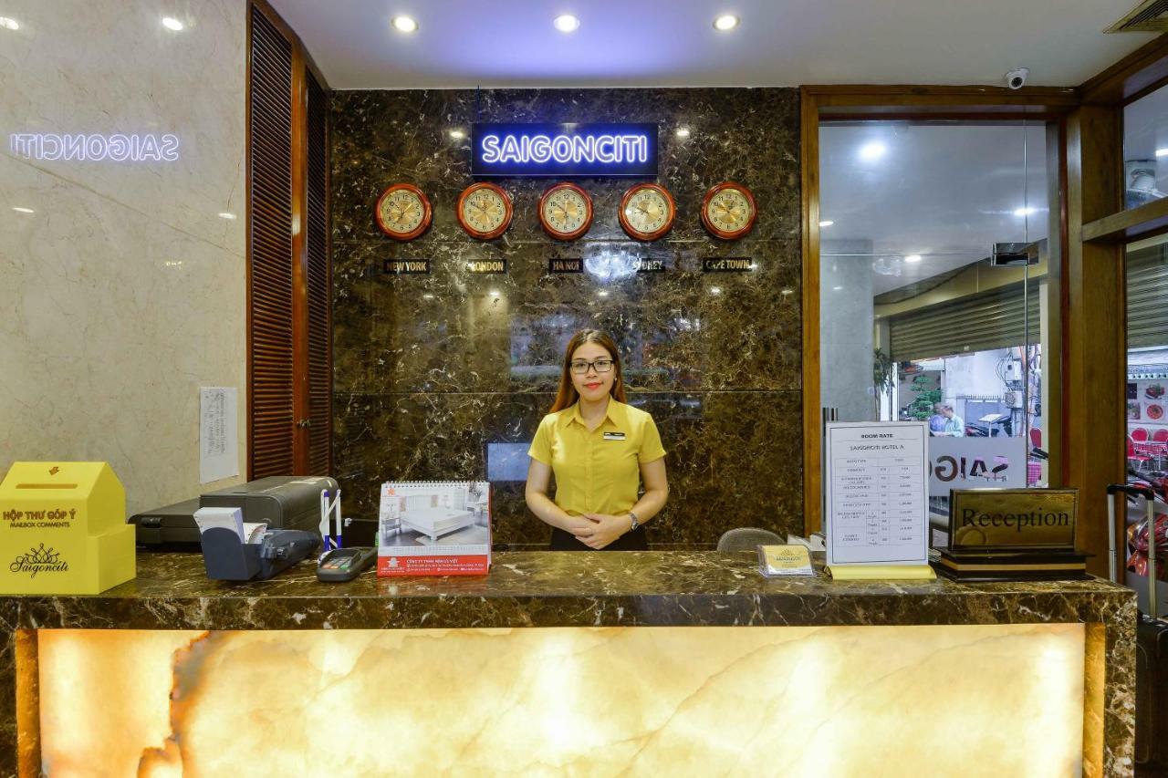Saigonciti Hotel A Ho Či Minovo Město Exteriér fotografie
